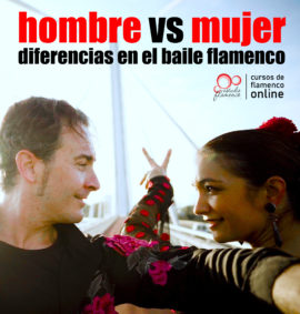 diferencia entre hombre y mujer en el baile flamenco