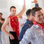 Vuelta mientras bailo flamenco